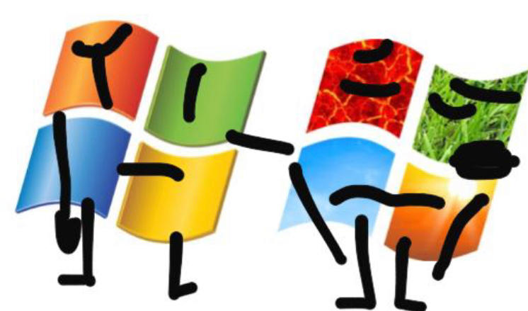 Windows XP comforts Windows 3500 by Gianfranchina on DeviantArt