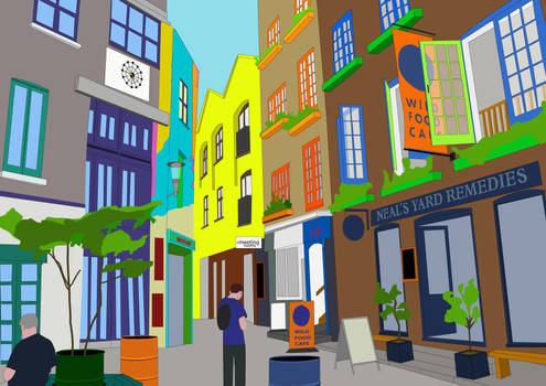 Neal's Yard Illustration