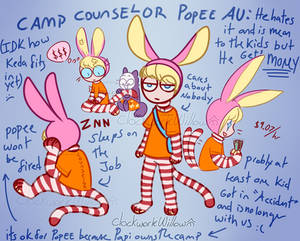 Popee the performer CAMP COUNSELR AU - I HATE LIFE