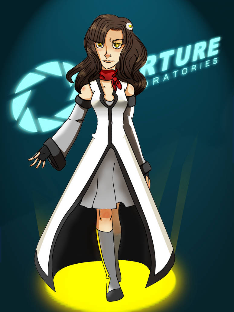 Humanoid GLaDOS by Invader-Zimie on DeviantArt