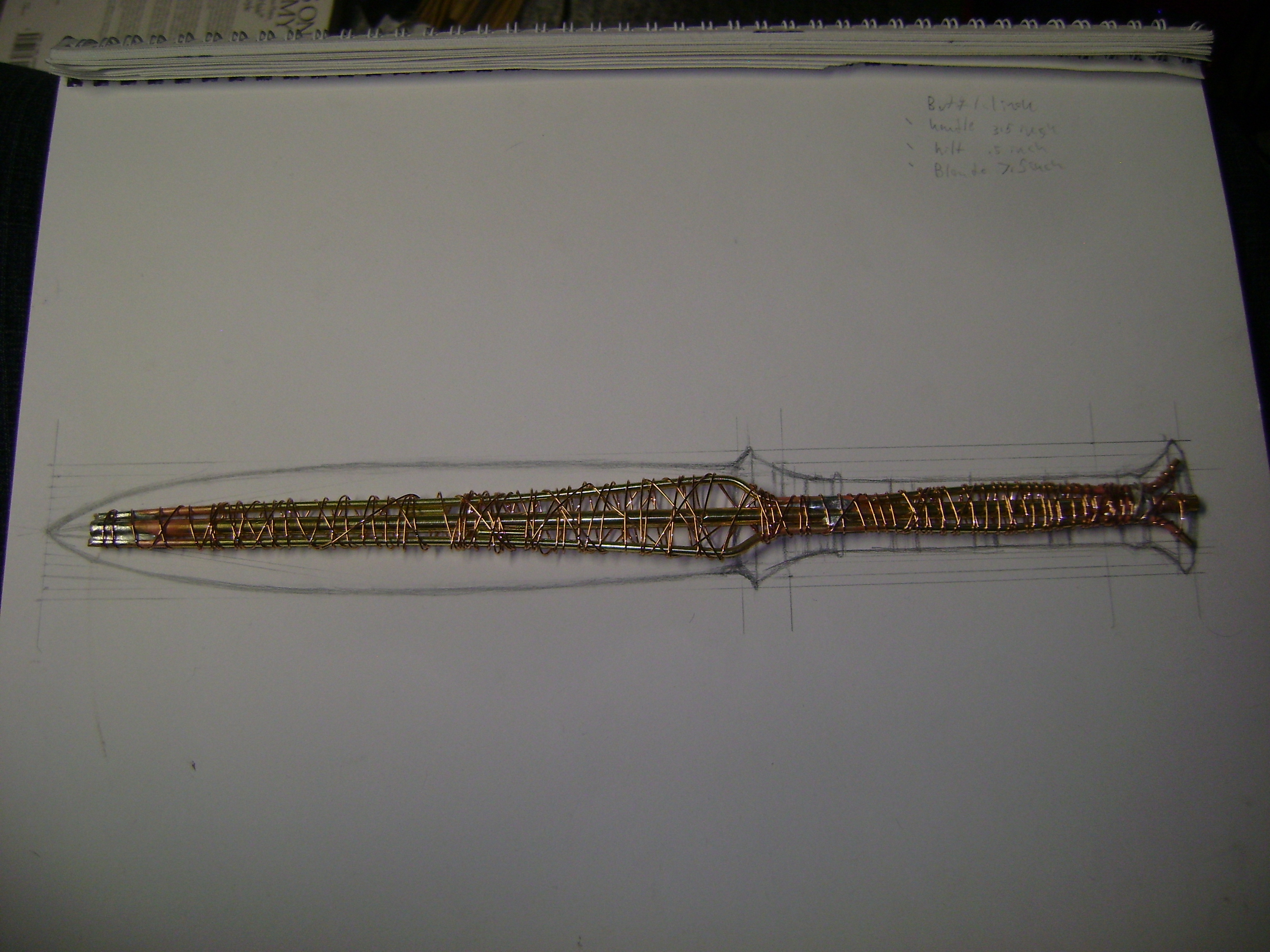 Annabeth's knife in the making