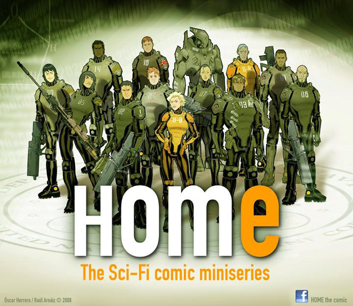Comic 'HOME' Vol. 1. Ad # 2 by RaulArnaiz on DeviantArt