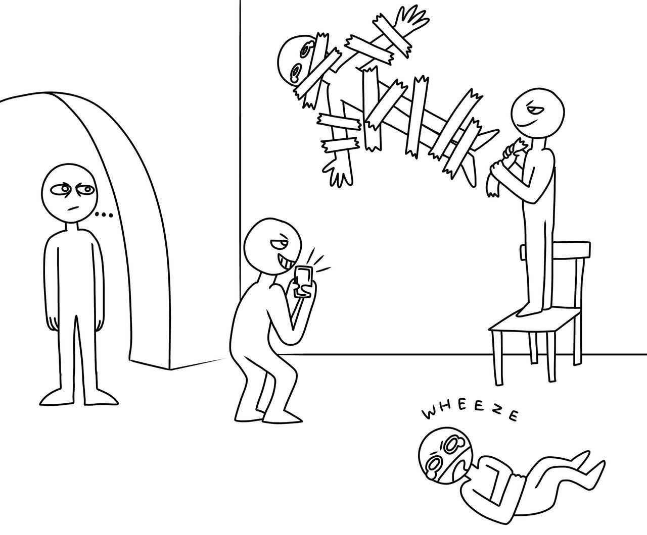 Draw the squad 5 people by Jadiedragon77 on DeviantArt