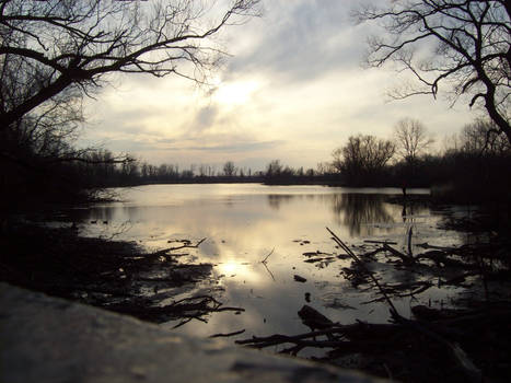 water sunset