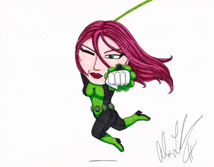 Green Lantern Black Widow