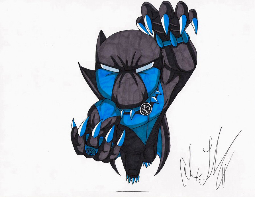 Blue Lantern Black Panther