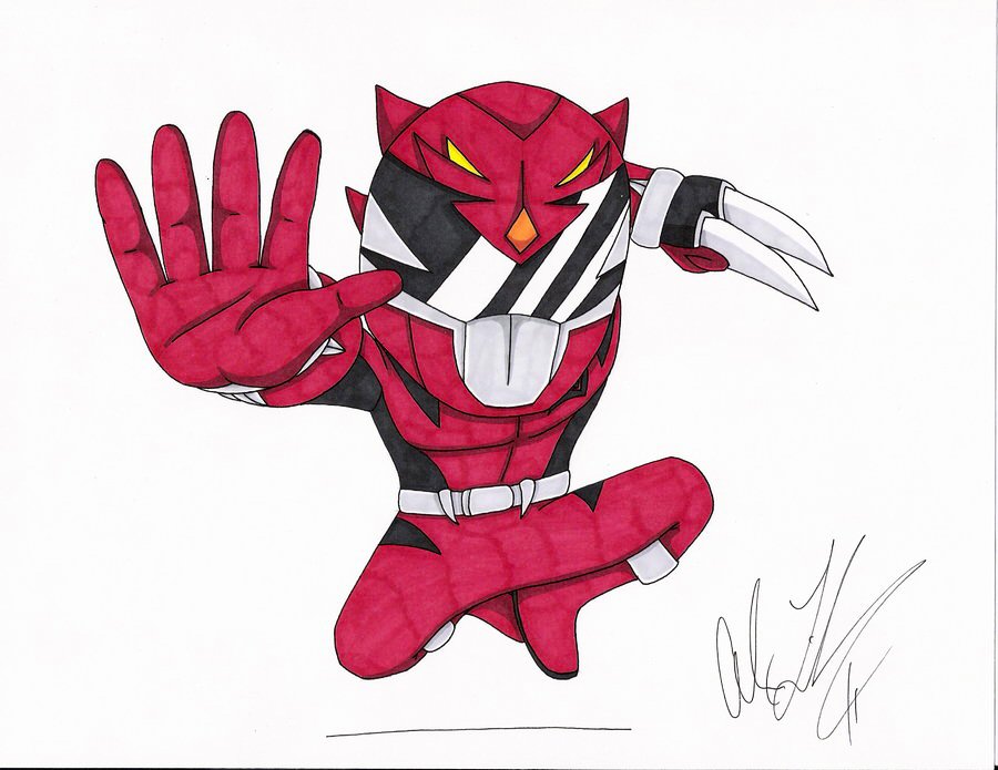 Red Wolf Ranger by toonartist on DeviantArt