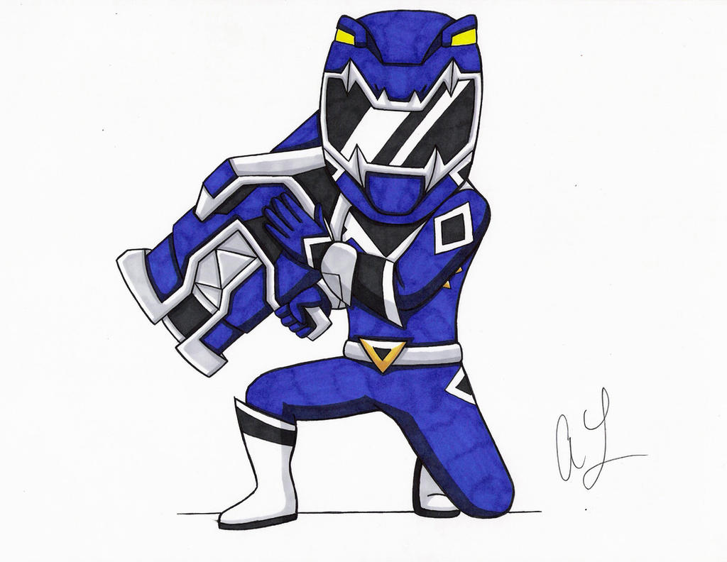 Saronic Ranger Blue Sauron Ranger by toonartist on DeviantArt