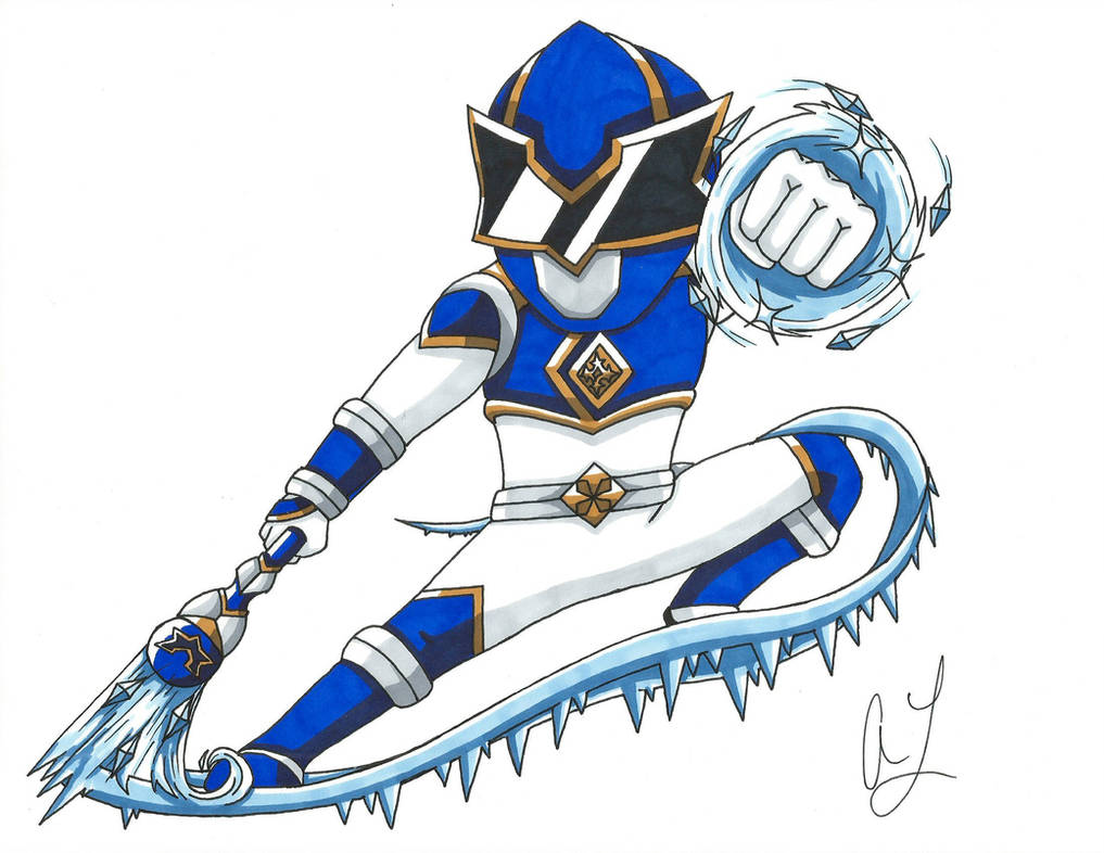 Blue Winter Ranger by toonartist on DeviantArt