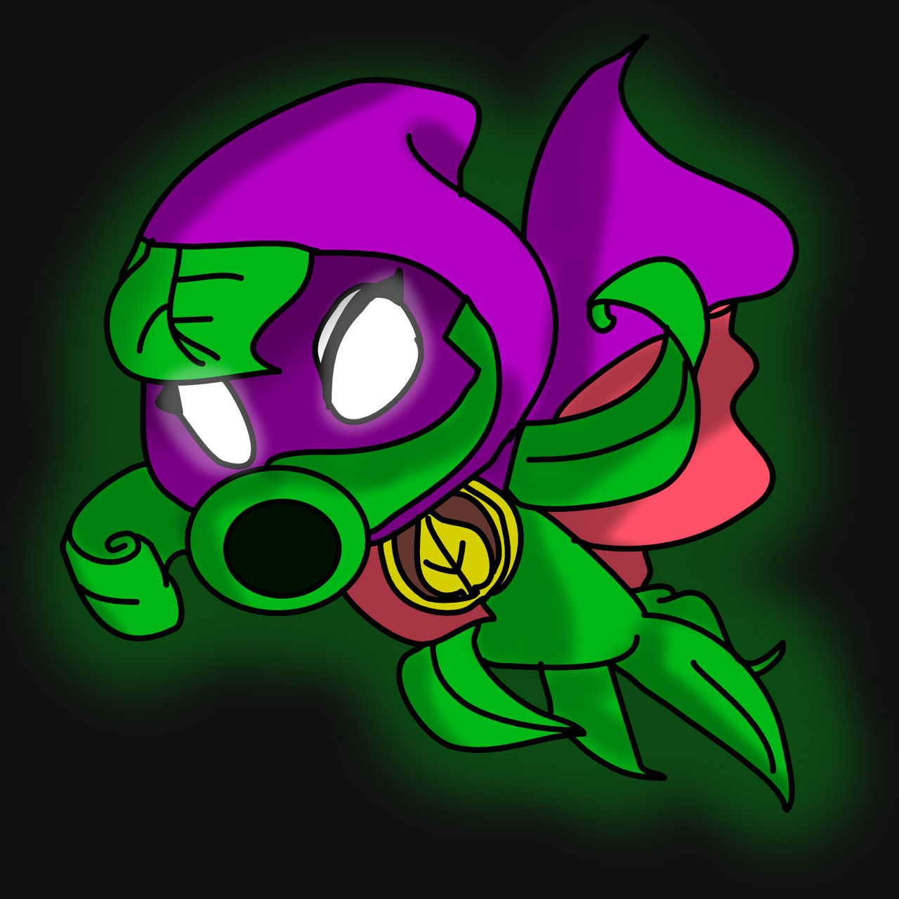 Green shadow by squishyqrcode on DeviantArt