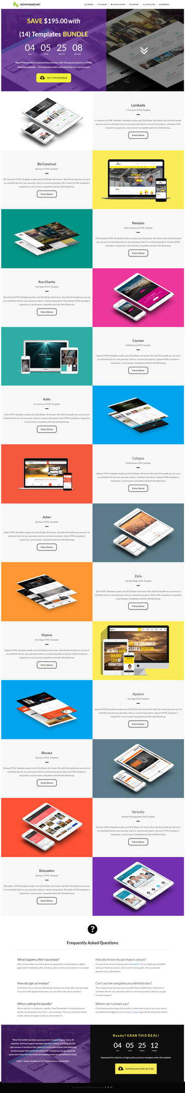 Html-templates-bundle