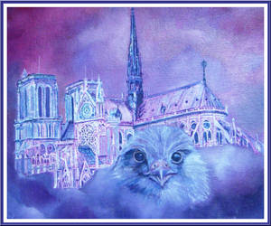 detail II of Notre Dame by floriaiglenoir