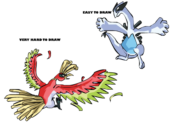 Lugia Vs. Ho oh by thundaflare on DeviantArt