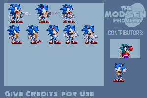 Modgen Silver Sprites Modgen sprite sheet by: Carloshedgehog82 by carlos4688 on DeviantArt