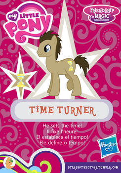 Time Turner/Doctor Whooves blind bag card