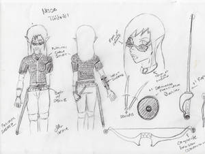 Character Sheet: Nessa Tinuviel Sketch