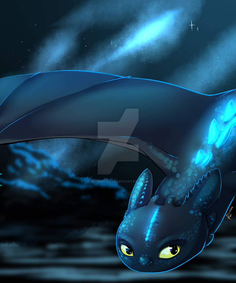 Grumpy Night Fury night fury by BonnieFoxxx on DeviantArt