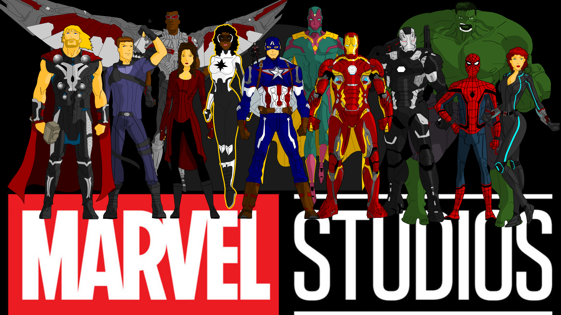 Mcu Less Design Avengers MCU Tiny by joaonorberto on DeviantArt
