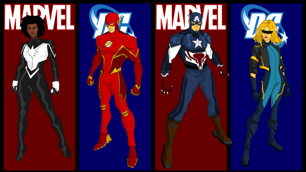 Redesigns Marvel - DC 01 by joaonorberto on DeviantArt