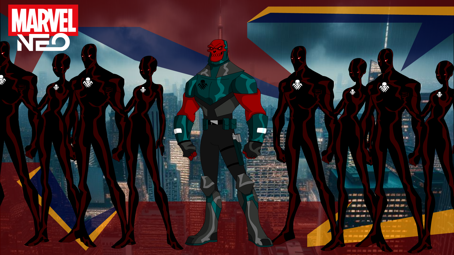 Megared Marvel Marvel Neo - Red Skull and MegaHydra (update) by joaonorberto on DeviantArt