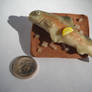 Dollhouse Miniature- Fish on Cutting Board