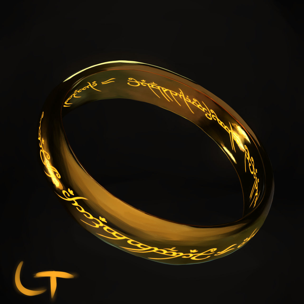 One Ring Texture The One Ring by CornflakesToasted on DeviantArt