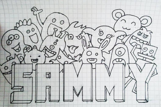 Doodle - Cute little Monsters - Sammy