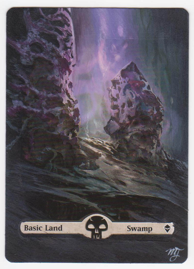 MTG Card Alter - Basic Land, Swamp (2)