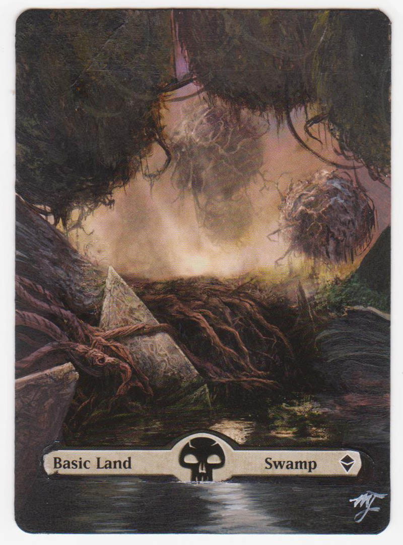 MTG Card Alter - Basic Land, Swamp (3)