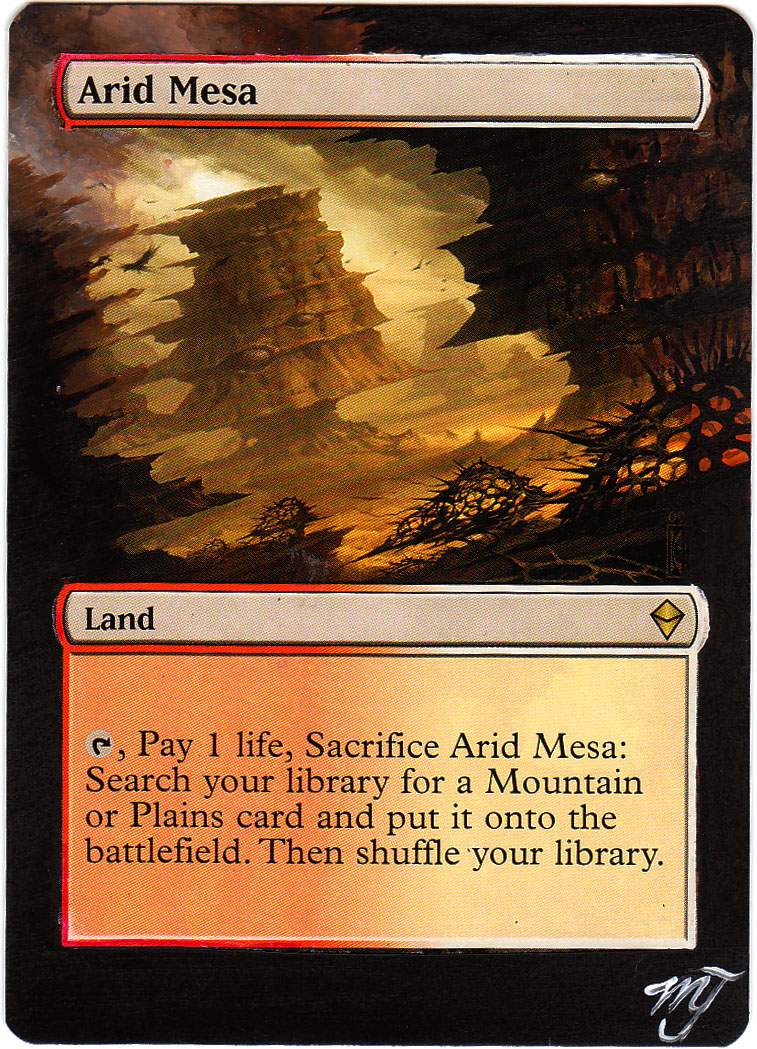 MTG Card Alter - Arid Mesa