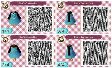 Elsa's Coronation Dress QR Code