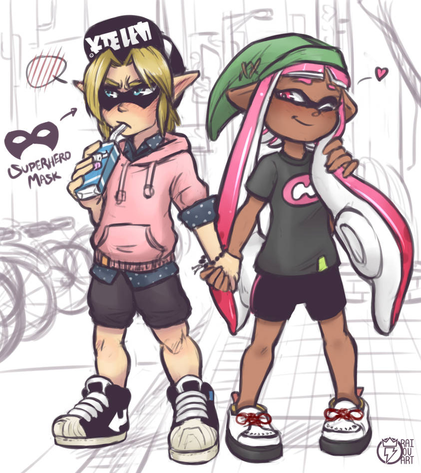 Link X Inkling (Addendum) by CoronaDiTempesta on DeviantArt