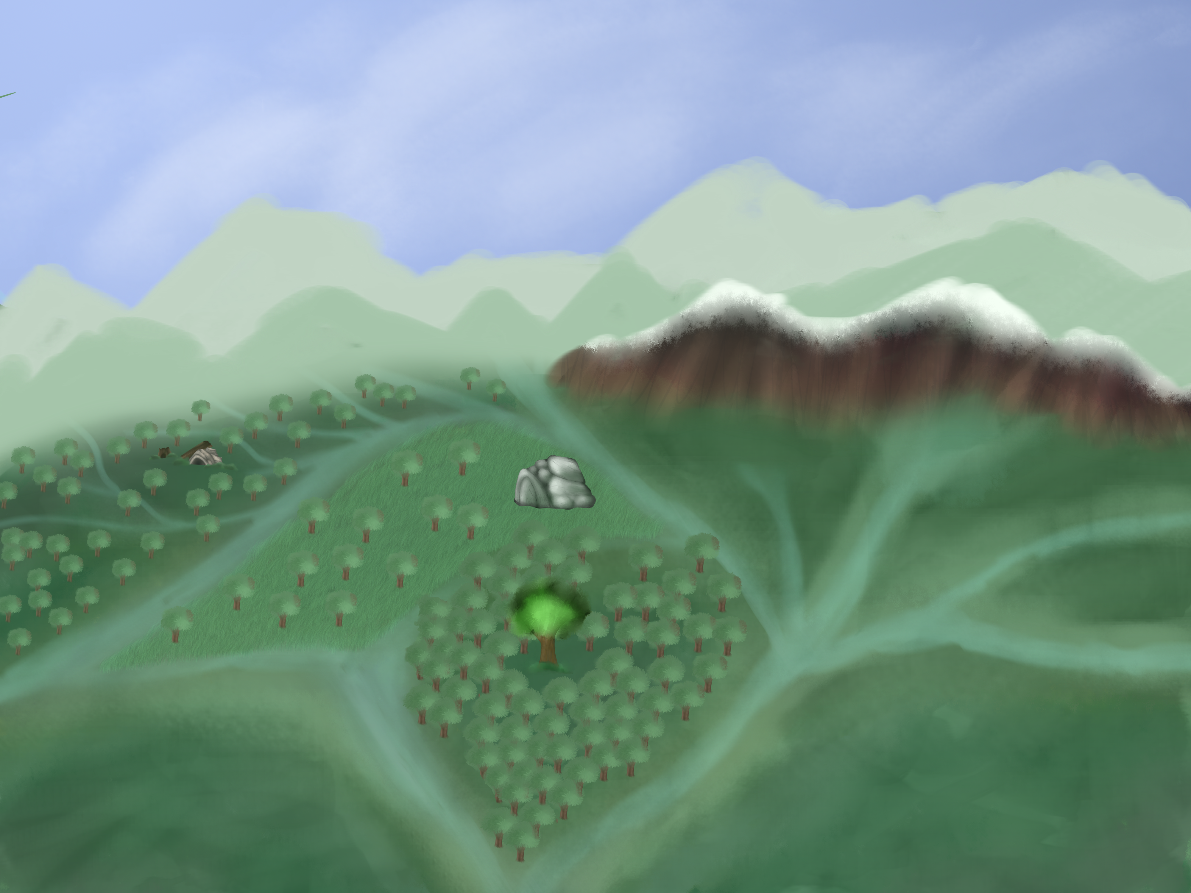 WIP-Novo mapa do bosque dos guerreiros by LULUVIP