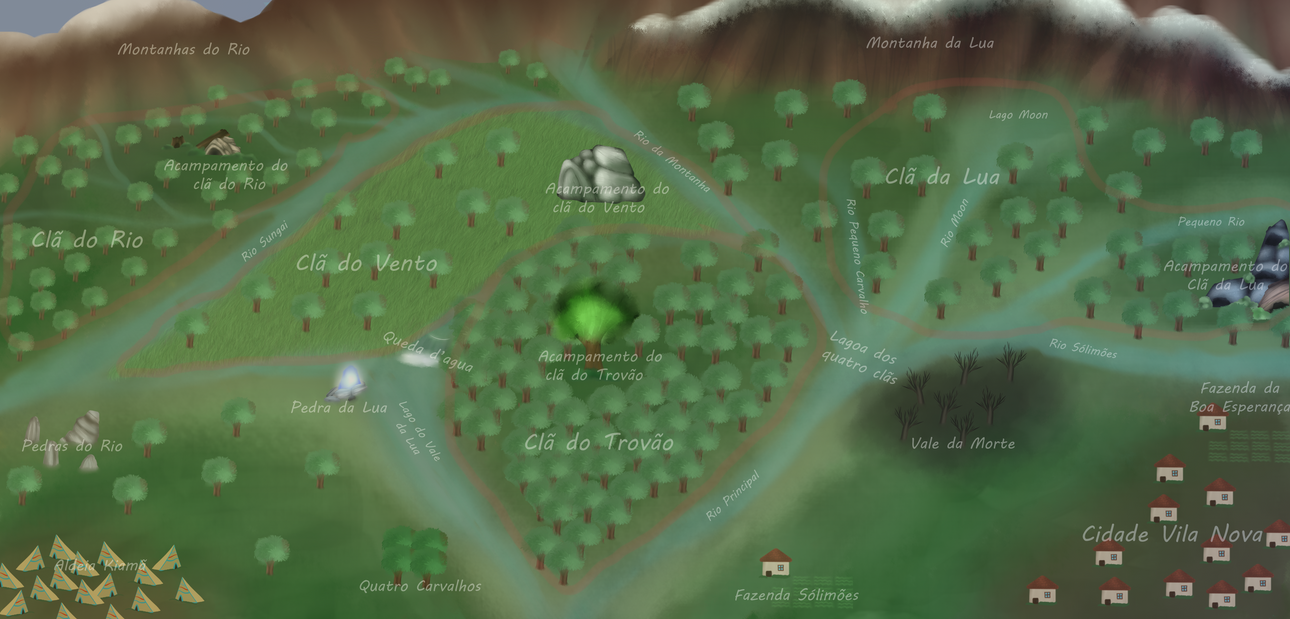 Mapa do Bosque dos Guerreiros by LULUVIP