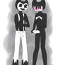 InkyBendy and Sammy - Holding plush