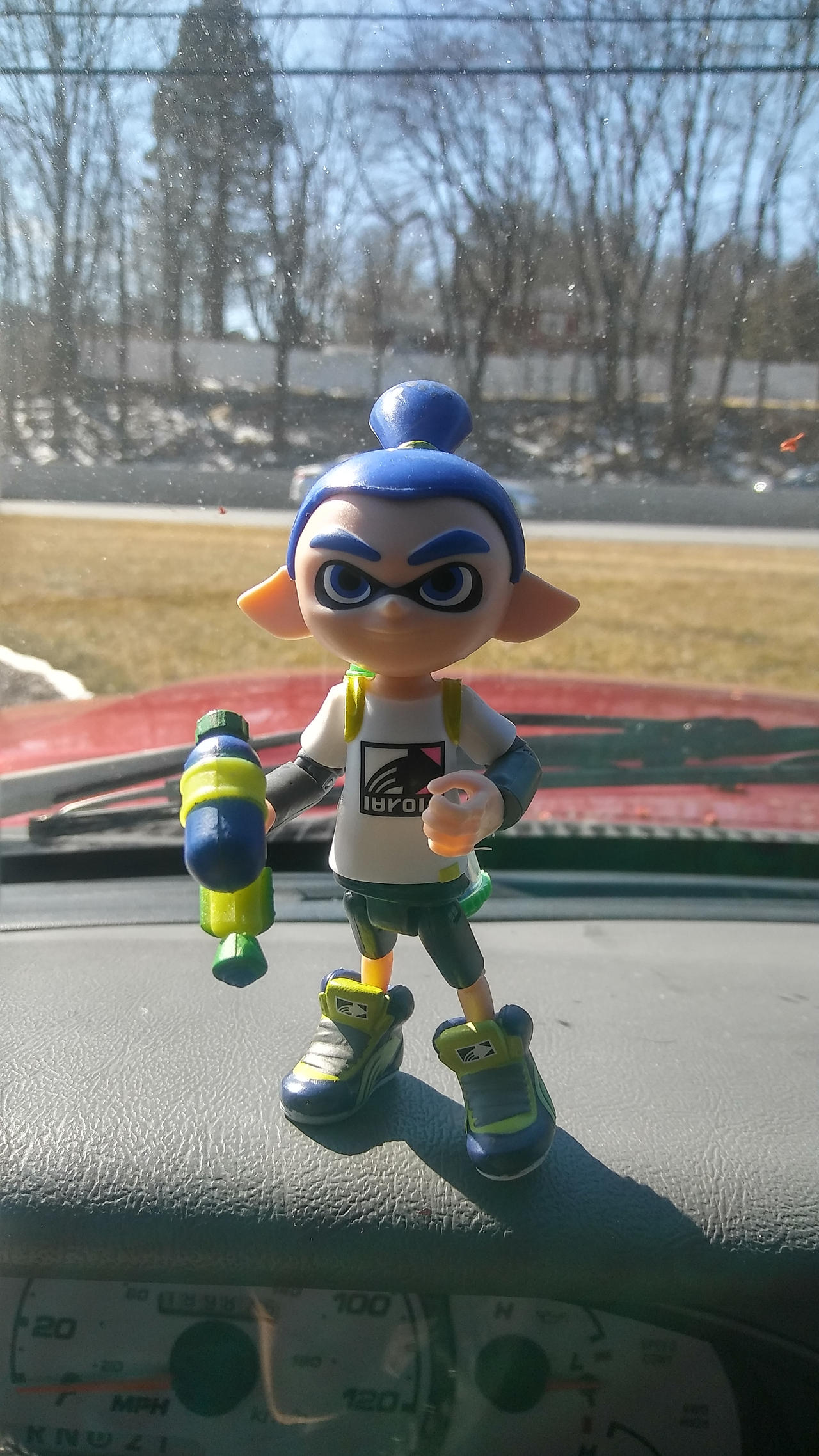 Blue inkling figure by Rylverine on DeviantArt