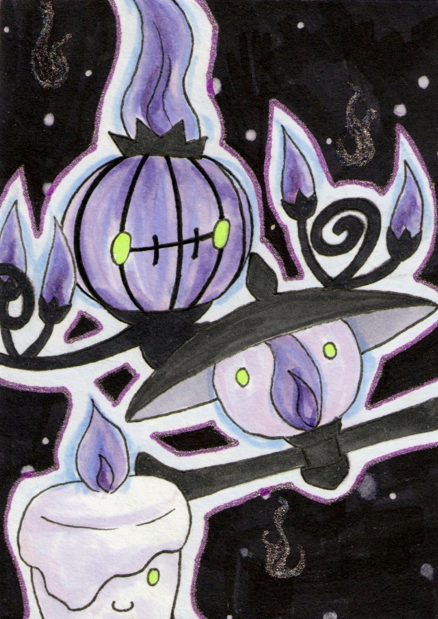 ACEO: Chandelure evoline