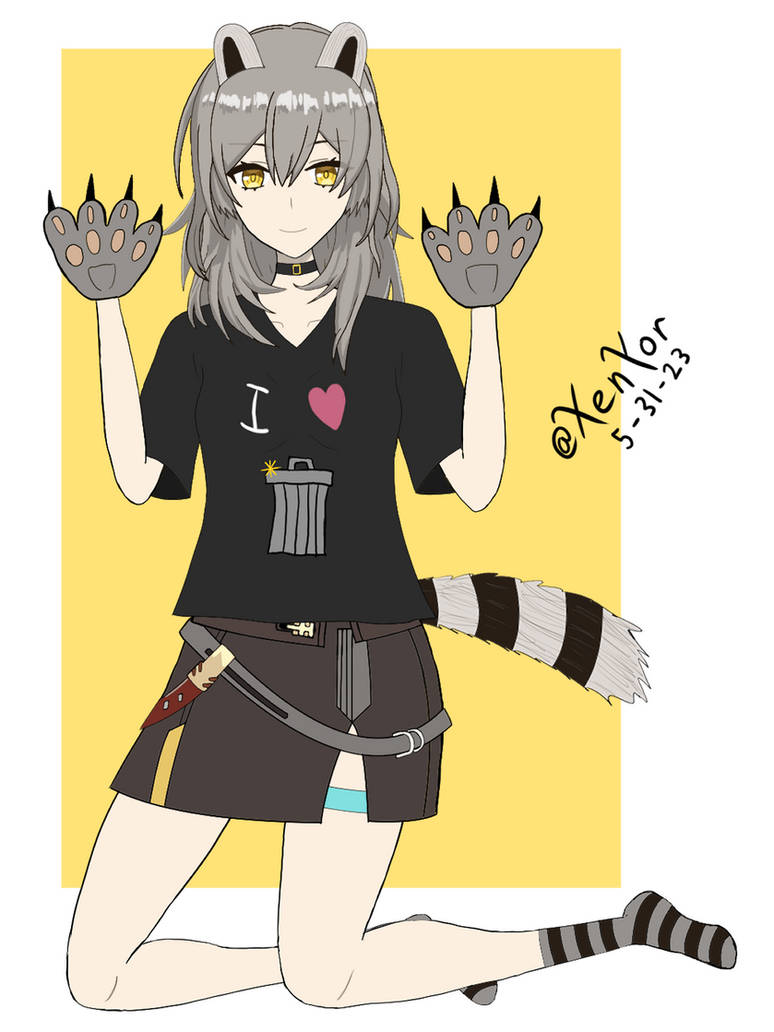 Raccoon Girl Stelle (Honkai: Star Rail) by XenonYor on DeviantArt
