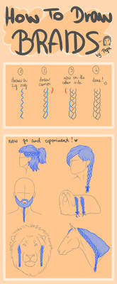 How To Draw Braids - Easy Tutorial