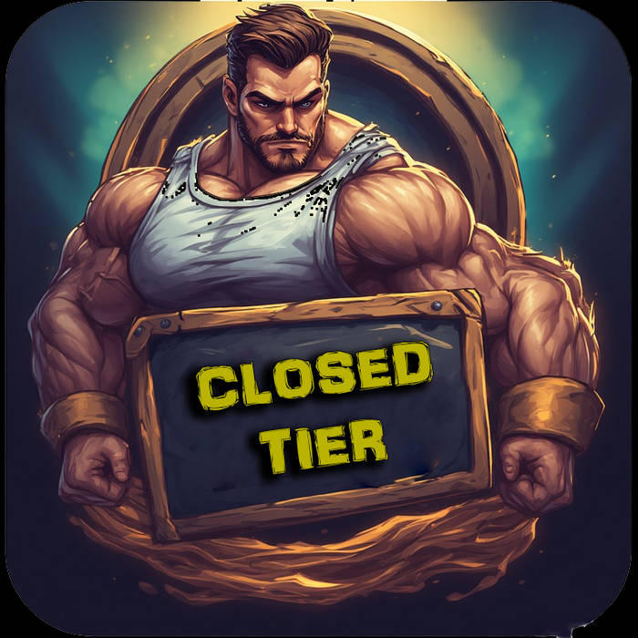 Pro Tier Sign CLOSED TIER SIGN by Lord-of-the-Muscly on DeviantArt
