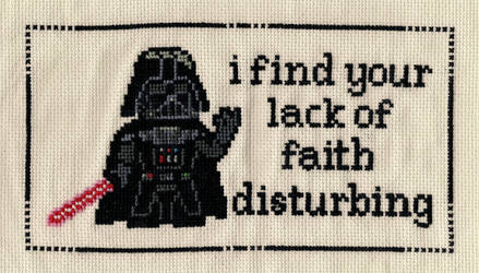 Darth Vader X-Stitch