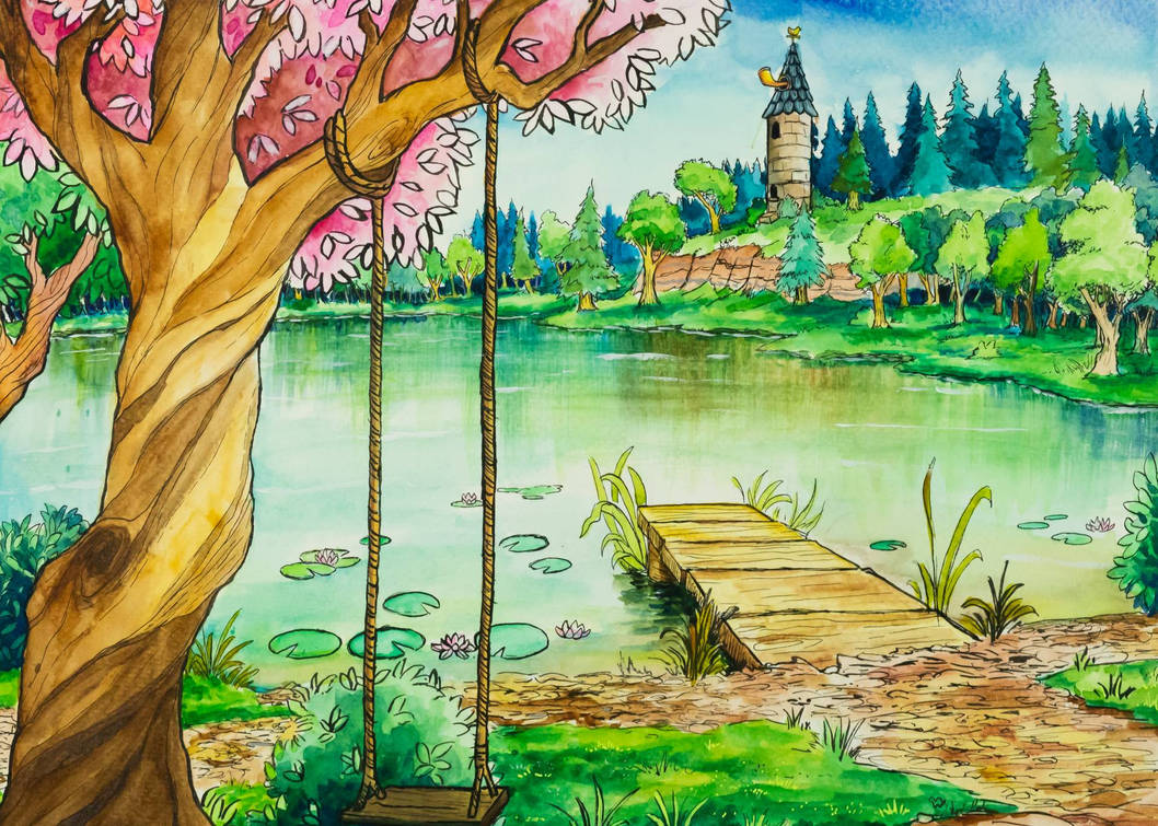 Stardew Valley Cindersap Forest by jurassicparkans on DeviantArt