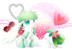 AT-POOfy Sky and Land Shaymin by Rexcalibur25