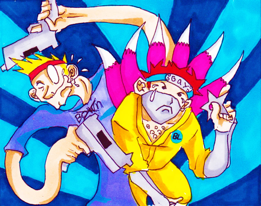 Gatt and Lame Naruto Rip Off by DrakeStirLawl on DeviantArt