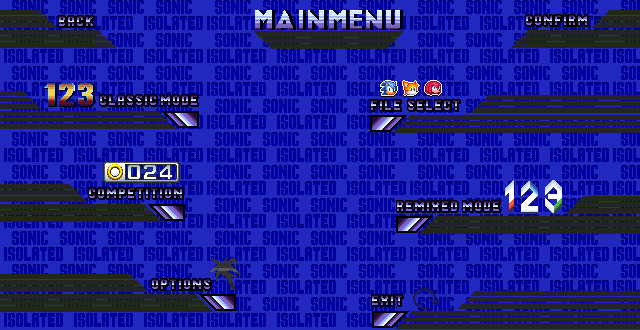 Sonic Menu Computer Main Menu - Sonic Isolated by sonicisolated2022 on DeviantArt