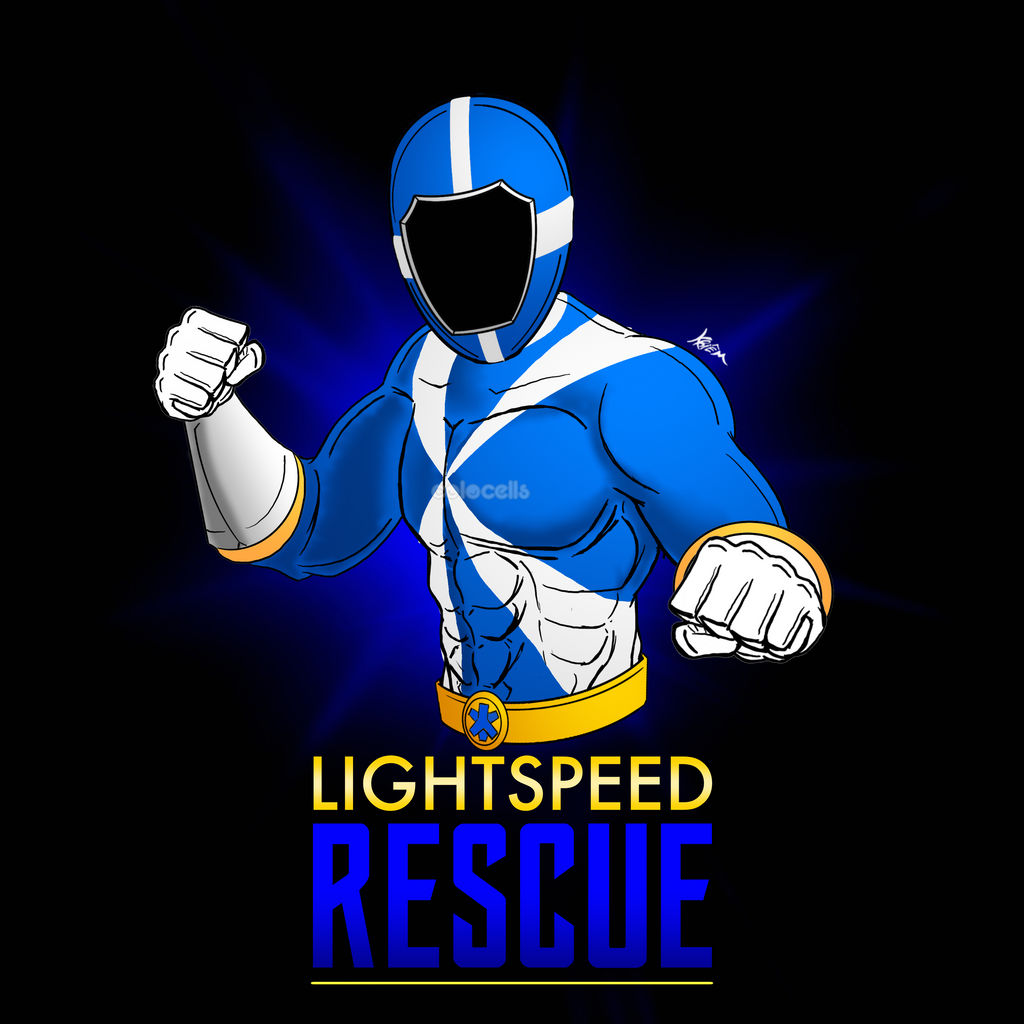 Power Rangers Lightspeed Rescue Blue Ranger Blue Trans Armor Cycle