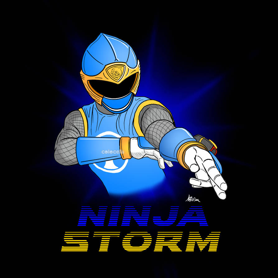 Power Rangers Ninja Storm - Blue by slastbeast on DeviantArt
