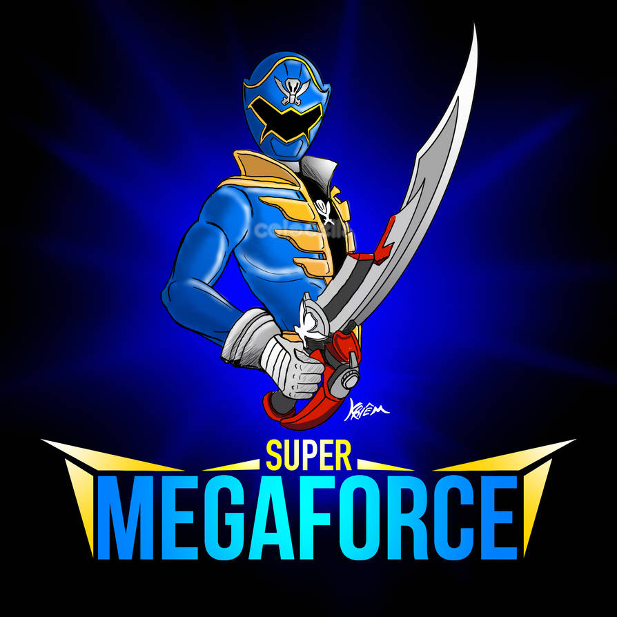 Power Rangers Super Megaforce - Blue by slastbeast on DeviantArt
