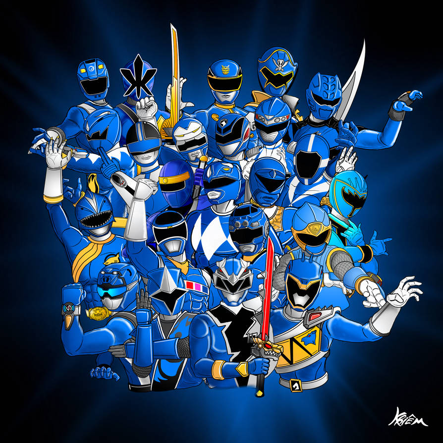 Power Rangers Forever Blue by slastbeast on DeviantArt