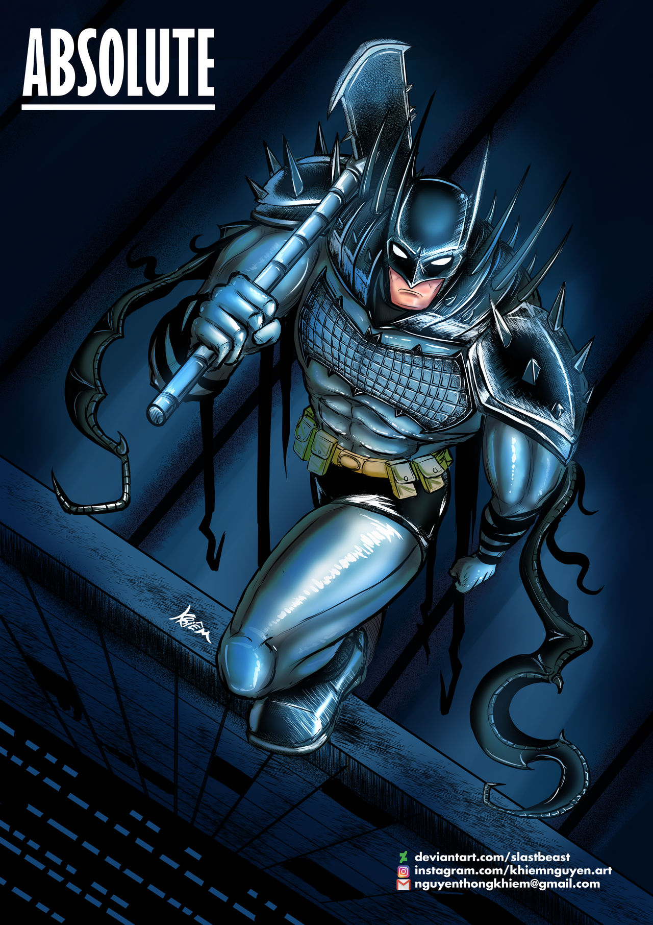 Absolute Batman Compared Absolute Batman by slastbeast on DeviantArt
